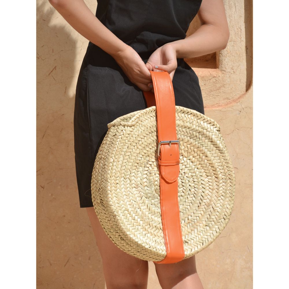Handmade Moroccan Straw Basket, beach bags