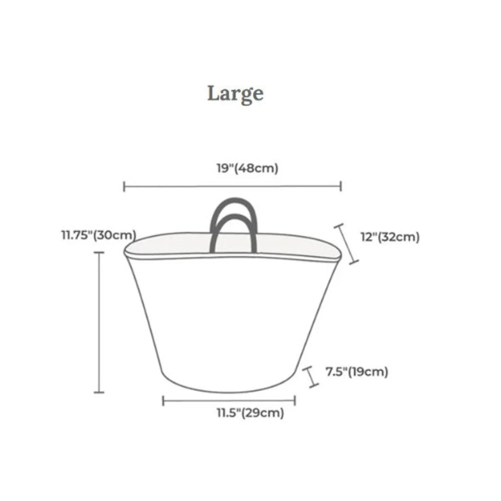 Brownie Straw Basket